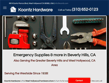 Tablet Screenshot of koontz.com